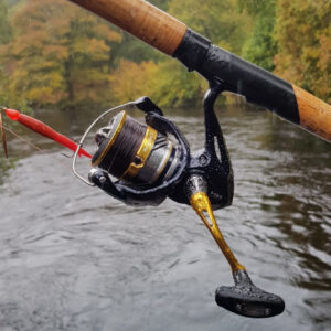 Fishing Pole with 2 Spinners